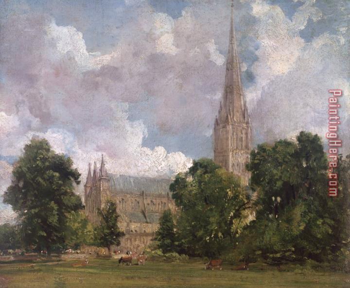John Constable Salisbury Cathedral from the south west